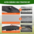 Δίχτυ VEVOR Golf Chipping Net, Pop-up Golf Practice Net, Φορητό Indoor Outdoor Home Golf Hotting Aid Net with Target/Mat/Balls/Tee/Carry Bag, for Backyard Driving Training Swing, Δώρο για άνδρες, Μαύρο