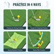 VEVOR PRO 5x4ft Golf Hitting Mat Turf Golf Training Aid Outdoor Outdoor Practice