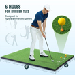Βοήθημα προπόνησης γκολφ VEVOR 5x4ft Golf Hitting Mat Turf Γκολφ σε εσωτερικό χώρο εξάσκηση