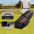 VEVOR Golf Club τσάντα ταξιδιού Κάλυμμα θήκης αποσκευών Golf με ρόδες 1800D Oxford