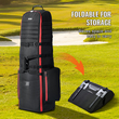 VEVOR Golf Club τσάντα ταξιδιού Κάλυμμα θήκης αποσκευών Golf με ρόδες 1800D Oxford