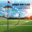 Καλάθι γκολφ VEVOR Disc Golf, Φορητός δίσκος γκολφ με 24 αλυσίδες, Στόχος γκολφ για ασκήσεις από χάλυβα βαρέως τύπου, Καλάθι γηπέδου γκολφ δίσκου εσωτερικού & εξωτερικού χώρου, Εξοπλισμός βάσης καλαθιού γκολφ δίσκου, μαύρο