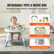 VEVOR Baby Activity Center Διαδραστικό τραπέζι Play Center με τραγούδια μουσικής παιχνιδιών