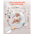 VEVOR Baby Play Gym Mat Tummy Time Activity Mat με 5 Sensory Toy 39,1" x 32,7