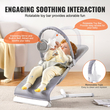 VEVOR Baby Bouncer Πτυσσόμενη καρέκλα Bouncer για μωρά 0-9 μηνών με Toy Bar