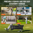 VEVOR Golf Practice Hitting Net, τεράστιο δίχτυ γκολφ 10,8x7ft, Προσωπική εμβέλεια οδήγησης για εσωτερική χρήση σε εξωτερικούς χώρους, φορητό οικιακό βοήθημα γκολφ με πλαίσιο Target/Fiberglass/Carry Bag, Δώρο για άνδρες, Λάτρεις του γκολφ