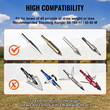 VEVOR Archery Target, 16"x18" All-side Shotting Archery Target, Outdoor Portable Target Archery Target with Carry Handle, Εύκολη αφαίρεση βέλους, Μεγάλη ορατότητα, Ελαφρύ, Εύκολο στη μεταφορά, Μαύρο