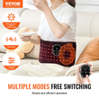 VEVOR Red Light Therapy Belt for Waist 660&850nm Red Light Therapy Pad 105 LED