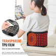 VEVOR Red Light Therapy Belt for Waist 660&850nm Red Light Therapy Pad 112 LED