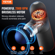 VEVOR Mini Massage Gun Deep Tissue Percussion Muscle Massager 4 ταχύτητες 4 κεφαλές