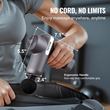 VEVOR Πιστόλι μασάζ Deep Tissue Percussion Muscle Massager με 5 ταχύτητες 6 κεφαλές