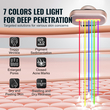 VEVOR Red Light Therapy Wand 7-χρωμάτων LED Light Therapy για πρόσωπο, λαιμό και μάτια