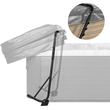 VEVOR Hot Tub Cover Lift, Spa Cover Lift, Ύψος 800 - 1050 mm Πλάτος 1450 - 2350 mm Ρυθμιζόμενο, Τοποθετημένο από κάτω και στις δύο πλευρές, Κατάλληλο για διάφορα μεγέθη ορθογώνιων μπανιέρων, υδρομασάζ, σπα
