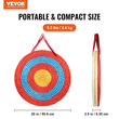 VEVOR Archery Target, 3 Layers 20" Arrow Target, Traditional Solid Straw Στρογγυλό Τόξο Σκοποβολής Στόχου Τοξοβολίας, Χειροποίητα Βέλη Στόχος, Έγχρωμο Σχοινί Στόχος για Κυνήγι Υπαίθρου Πρακτικής Σκοποβολής