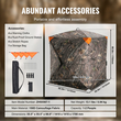 VEVOR Hunting Blind 270° See Through Ground Blind One-Way Mesh για 1-2 άτομα
