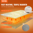VEVOR Split Electric Foot Warmer 6-Level Heating Παντόφλες Θερμαντικό ποδιών με χρονοδιακόπτη