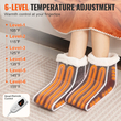 VEVOR Split Electric Foot Warmer 6-Level Heating Παντόφλες Θερμαντικό ποδιών με χρονοδιακόπτη