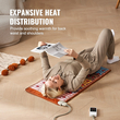 VEVOR Far Infrared Heating Pad 5 Natural Crystal Gemstones Heating Mat 40" x 20