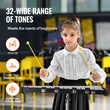 VEVOR 32 Note Glockenspiel Ξυλόφωνο σετ κουδουνιών με σφύρα, βάση και εξάσκηση