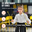 VEVOR 32 Note Glockenspiel Ξυλόφωνο σετ κουδουνιών με σφύλες, μπαστούνια τυμπάνου και βάση