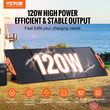 Φορητό μονοκρυσταλλικό ηλιακό πάνελ VEVOR 120W Αναδιπλούμενο κιτ ηλιακού φορτιστή ETFE