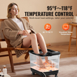 VEVOR Foot Spa Bath Massager with Heat Pedicure Poot Bath Bath for Relief To Stress
