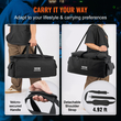 Τσάντα VEVOR DJ Cable File Bag, 1200D Oxford Fabric, DJ Gig Bag με 9 αποσπώμενο διαχωριστικό 4,92 ft Επενδυμένο ιμάντα ώμου Πλαστικό κάτω μέρος, 23,6 x 11,8 x 12,7 σε DJ Wire bag για DJ Gear Musical Accessories