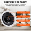 VEVOR 2 PC Ηχεία οροφής Bluetooth 6,5&#039;&#039; Ηχείο 150W Flush Mount στον τοίχο