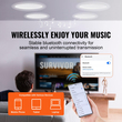 VEVOR 4 υπολογιστές Ηχεία οροφής Bluetooth 6,5 ιντσών Ηχείο 150 W Flush Mount στον τοίχο