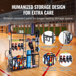 VEVOR Golf Storage Garage Organizer 2 Βάση για τσάντες γκολφ Club Rack Ball Cart