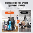 VEVOR Golf Storage Garage Organizer 2 Βάση για τσάντες γκολφ Club Rack Ball Cart