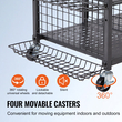 VEVOR Golf Storage Garage Organizer 3 Βάση για τσάντες γκολφ Club Rack Ball Cart
