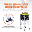 VEVOR Tennis Ball Hopper Καλάθι διδασκαλίας τένις καλάθι με ρόδες 150 μπάλες