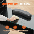 Επιτραπέζιο μανικιούρ VEVOR Γυάλινο Top Nail Desk Makeup Station με στήριγμα καρπού