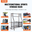 VEVOR Sports Equipment Garage Organizer Ράφι αποθήκευσης μπάλας Sport Gear Αποθήκευση παιχνιδιών
