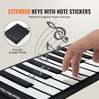 VEVOR 88 Key Roll Up Φορητό ρολό πιάνου 128 Rhythms Tones Επαναφορτιζόμενο