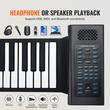 VEVOR 88 Key Roll Up Φορητό ρολό πιάνου 128 Rhythms Tones Επαναφορτιζόμενο