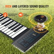 VEVOR 88 Key Roll Up Φορητό ρολό πιάνου 128 Rhythms Tones Επαναφορτιζόμενο