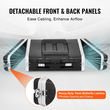 VEVOR 2U Rack Case Server Rack Cabinet 19 σε βάθος με λαβή κατασκευής ABS