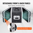 VEVOR 6U Rack Case Server Rack Cabinet 14 σε βάθος με λαβή κατασκευής ABS