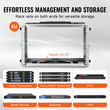 VEVOR 6U Rack Case Server Rack Cabinet 14 σε βάθος με λαβή κατασκευής ABS