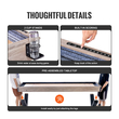 VEVOR 9 ft LED Shuffleboard Τραπέζι 2 σε 1 Σετ παιχνιδιών Shuffleboard και Bowling Combo