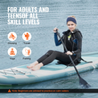 VEVOR Φουσκωτό Stand Up Paddle Board, 10&#039; x 33" x 6" Wide SUP Paddleboard με αφαιρούμενο κάθισμα καγιάκ, αξεσουάρ σανίδας, αντλία, κουπί, πτερύγιο, σακίδιο πλάτης, λουρί αστραγάλου και κιτ επισκευής, για νέους και ενήλικες