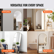 VEVOR Τοξωτός ολόσωμος καθρέφτης 71&#039;&#039; x 30&#039;&#039; Ολόσωμος Καθρέφτης Όρθιος Κρεμαστός