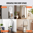 VEVOR Τοξωτός ολόσωμος καθρέφτης 65&#039;&#039; x 22&#039;&#039; Ολόσωμος Καθρέφτης Όρθιος Κρεμαστός