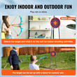 VEVOR Kids Bow and Arrow Set LED Light Up Archery Kit 2 Pack 20 Arrows 2 Guns