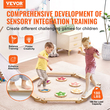 VEVOR Kids Balance Beam Stepping Stones Gymnastics Children Balance Board 6 ΤΕΜ