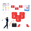 VEVOR Backyard Golf Game 3 Hole Portable Bucket Παιχνίδι γκολφ για παιδιά και ενήλικες