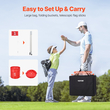 VEVOR Backyard Golf Game 9 Hole Portable Bucket Game Golf για παιδιά και ενήλικες