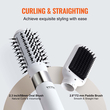 VEVOR Βούρτσα πιστολάκι μαλλιών Ionic Hot Air Styler με 2 βούρτσες για στέγνωμα όγκου